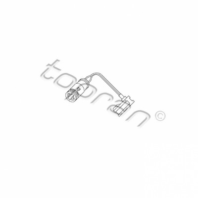 TOPRAN 112 103 Sensor, Bremsbelagverschleiß Hinterachse beidseitig passt für main photo