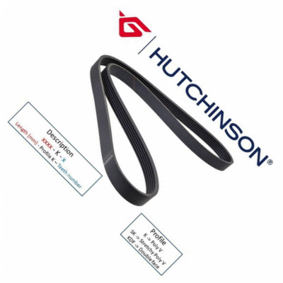 HUTCHINSON 2082 K 6 Keilrippenriemen passt für MercedesBenz SALOON W124 300 D main photo