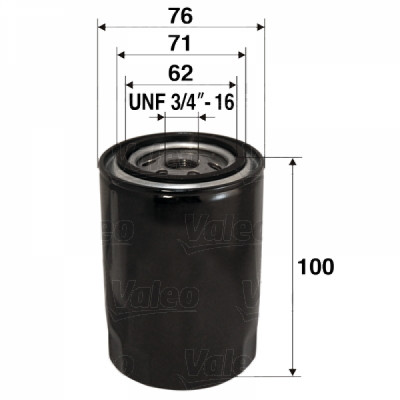VALEO 586028 Ölfilter passt für Ford ORION III GAL 1.8 D MONDEO I GBP 1.8 TD main photo