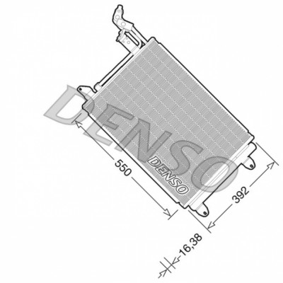 DENSO DCN32002 Kondensator, Klimaanlage passt für VW GOLF V 1K1 2.0 TDI 16V main photo