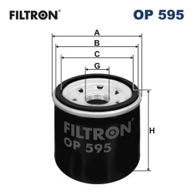 Ölfilter  FILTRON OP 595 main photo