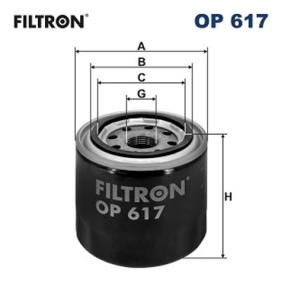 Ölfilter  FILTRON OP 617 main photo