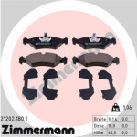 ZIMMERMANN 21202.180.1 Bremsbelagsatz, Scheibenbremse Vorderachse passt für photo.0