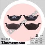 ZIMMERMANN 23130.195.1 Bremsbelagsatz, Scheibenbremse Vorderachse passt für VW photo.0