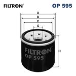 Ölfilter  FILTRON OP 595 photo.0